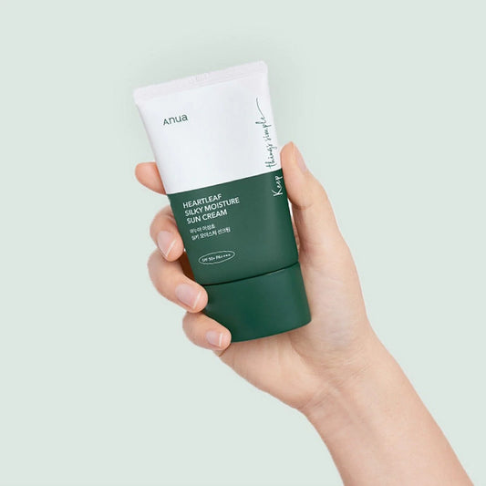 Anua - Heartleaf Sily Moisture Sun Cream SPF50+ PA+++ 50ml