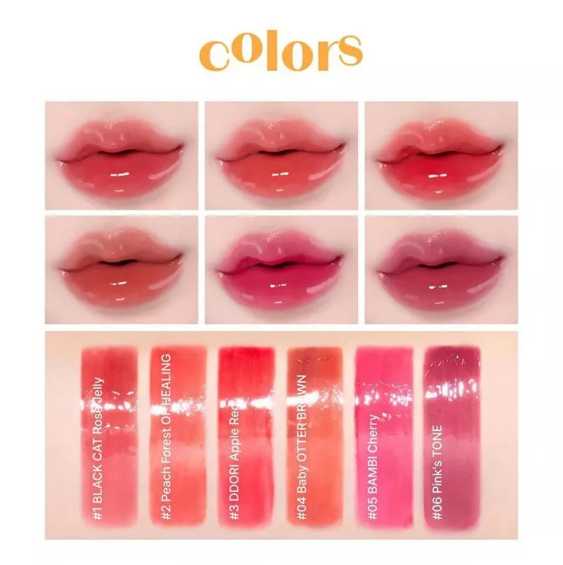 Etude House – Over Glowy Tint 3g No#01 Black Cat Rose Jelly