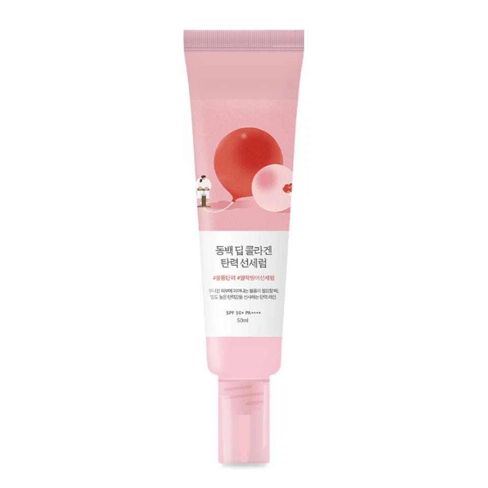 Round Lab – Camellia Deep Collagen Firming Sun Serum 50ml