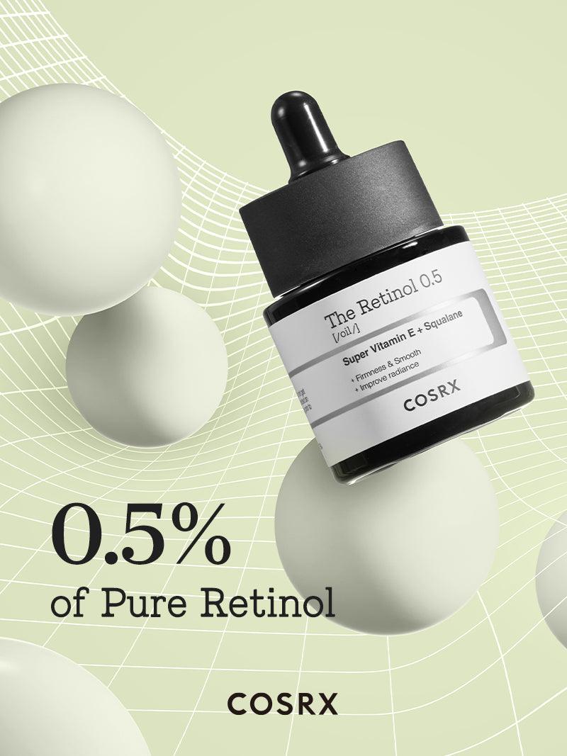 COSRX - The Retinol 0.5 Super Vitamin E +Squalene Oil 20ml