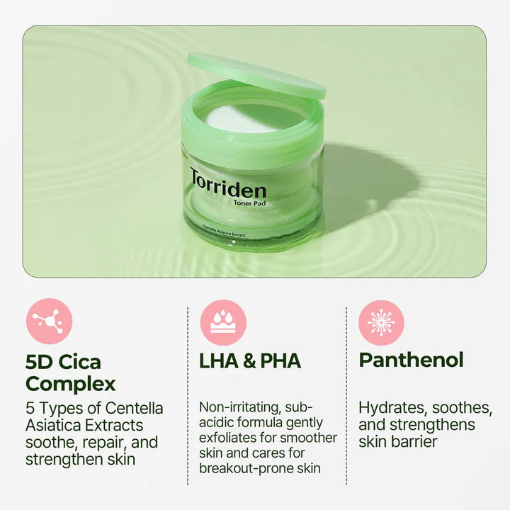 Torriden – BALANCEFUL Toner Pad 180ml (60ea)