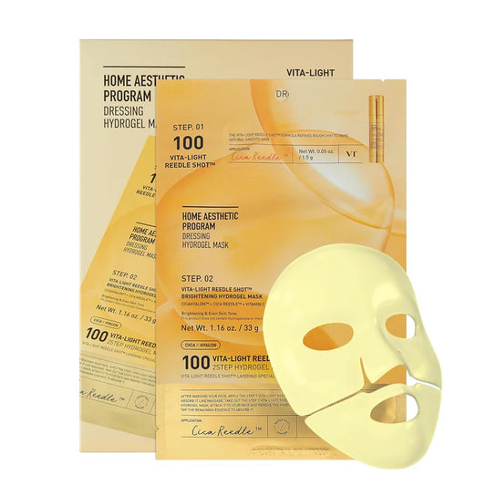VT Cosmetics – Vita-Light Reedle Shot 100 2Step Hydrogel Mask (1ea)