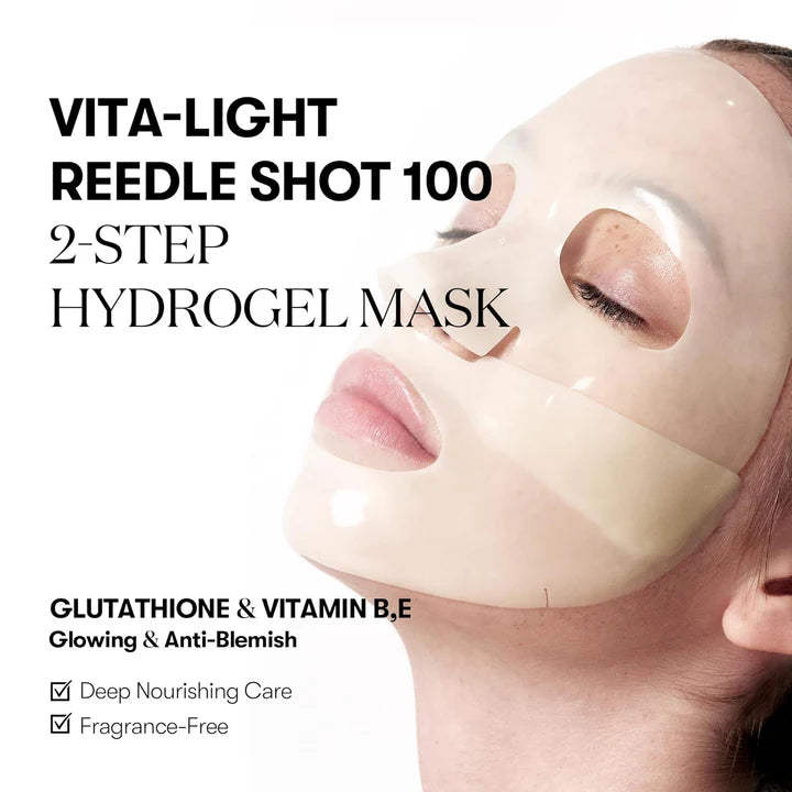 VT Cosmetics – Vita-Light Reedle Shot 100 2Step Hydrogel Mask (1ea)