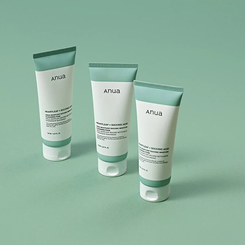Anua – Heartleaf Succinic Moisture Cleansing Foam 150ml