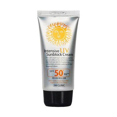 3W Clinic - Intensive UV Sunblock Cream 70ml