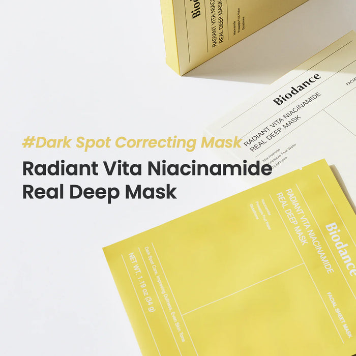 Biodance – Radiant Vita Niacinamide Real Deep Mask 1 Pc
