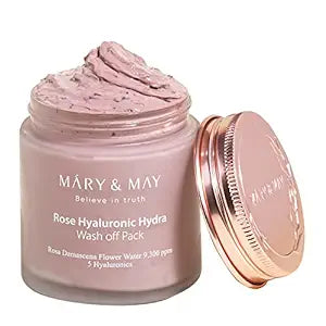Mary & May - Rose Hyaluronic Hydra Wash Off  Mask 300g
