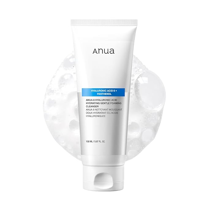 Anua – 8 Hyaluronic Acid Hydrating Gentle Foaming Cleanser 150ml