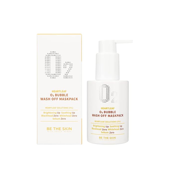Be The Skin - Heartleaf O2 Bubble Wash off Maskpack 120g