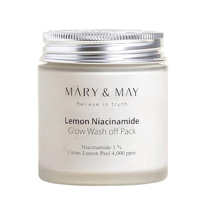 Mary & May - Lemon Niacinamide Glow Wash Off Mask 125g