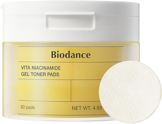 Biodance – Vita Niacinamide Gel Toner Pad (60ea)