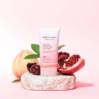 Mary & May – Vegan Primer Glow Sun Cream 50ml