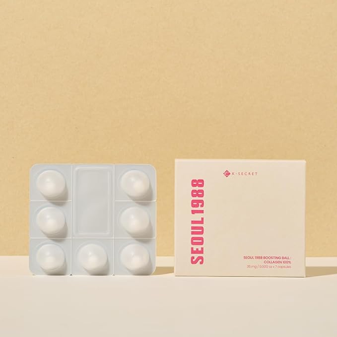 K-secret – Seoul 1988 Boosting Ball: Collagen 100% Capsule 7ea