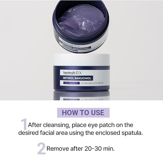 Heimish – RX Retinol Bakuchiol Hydrogel Eye Patch (60ea)