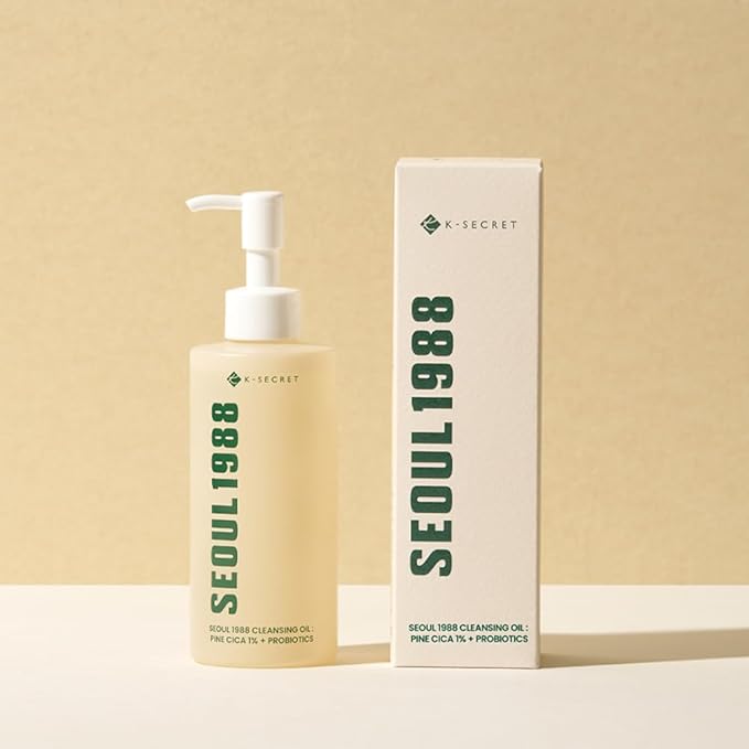 K-Secret – Seoul 1988 Pine Cica 1% + Probiotics Cleansing Oil 200ml