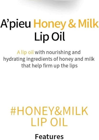A'pieu - Honey & Milk Lip Oil 5g