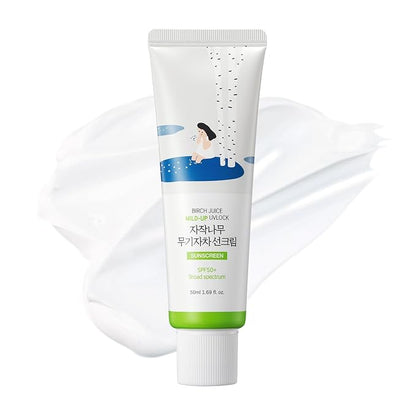 Round Lab - Birch Moisturizing Mild-Up Sunscreen SPF50+, PA++++ 50ml