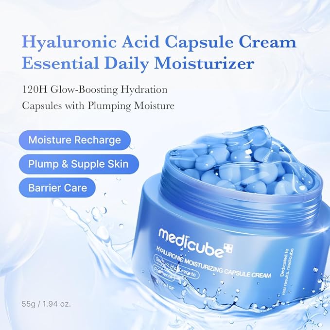 Medicube – Hyaluronic Moisturizing Capsule Cream 55g