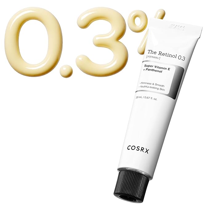 Cosrx – The Retinol 0.3 Super Vitamin E +Panthenol Cream 20ml