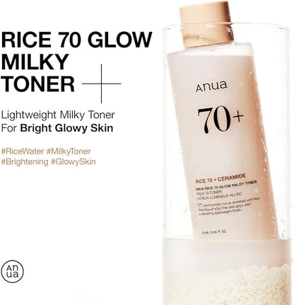 ANUA – Rice 70 Glow Milky Toner 250ml