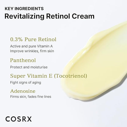 Cosrx – The Retinol 0.3 Super Vitamin E +Panthenol Cream 20ml