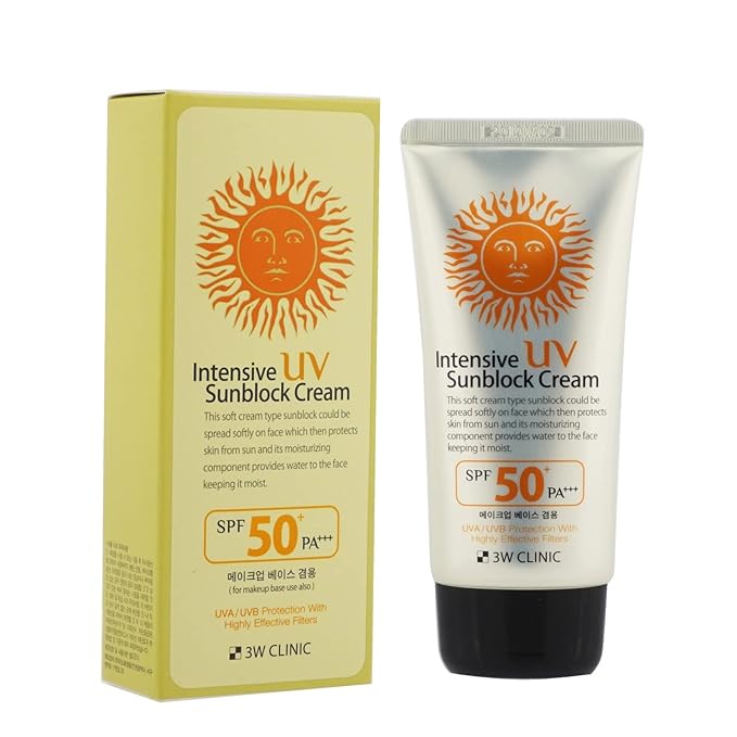 3W Clinic - Intensive UV Sunblock Cream 70ml