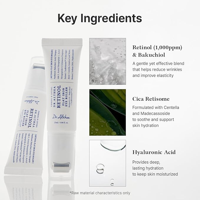 Dr. Althea – Retinol Flat Iron Eye Roller 25ml