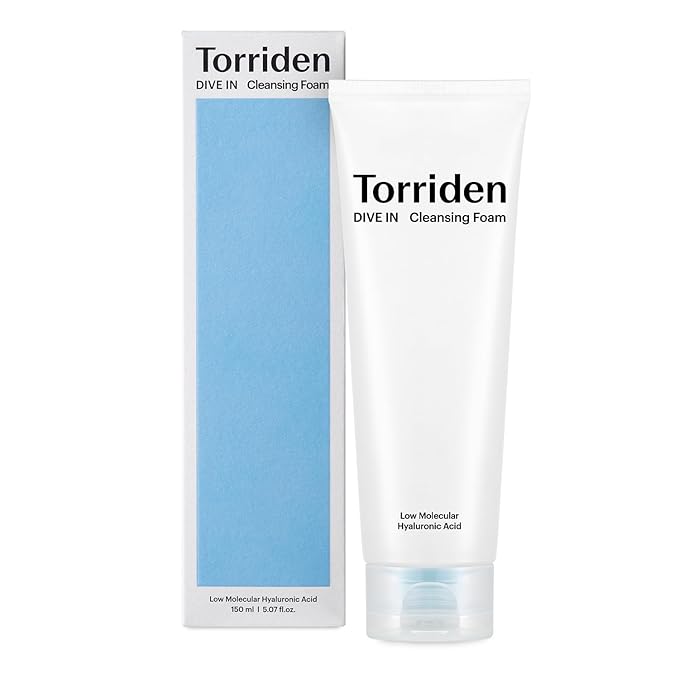 Torriden – DIVE-IN Low molecular Hyaluronic acid Foam Cleanser 150ml