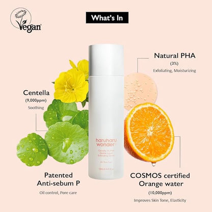Haruharu Wonder – Centella 3% PHA Gentle Liquid Exfoliating Serum 120ml