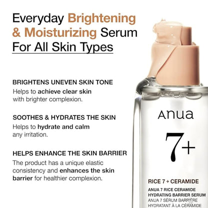 Anua – 7 Rice Ceramide Hydrating Barrier Serum 50ml