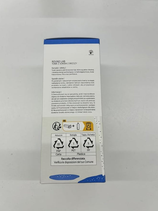 Round Lab – Birch Juice Moisturizing Toner 30ml