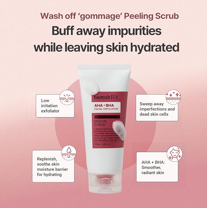 Heimish – RX AHA BHA Enzyme Scrub 130ml