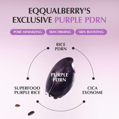 Eqqualberry – Purple PDRN Pore Minimizing Serum 30ml