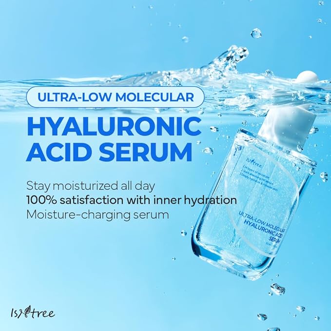 Isntree – Ultra-Low Molecular Hyaluronic Acid Serum 50ml