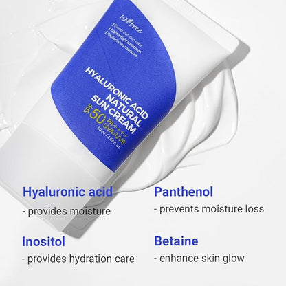 Isntree – Hyaluronic Acid Natural Sun Cream 50ml