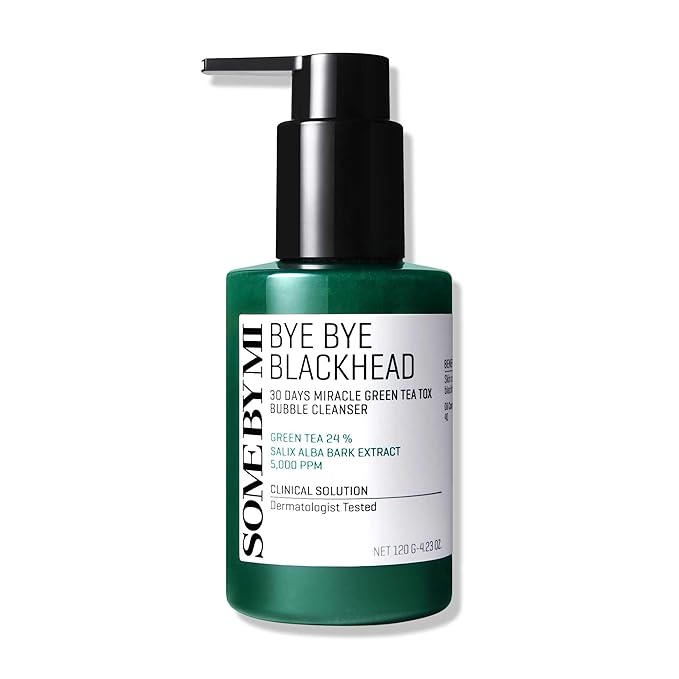 Some By Mi – Bye Bye Blackhead 30 Days Miracle Green Tea Tox Bubble Cleanser 120g