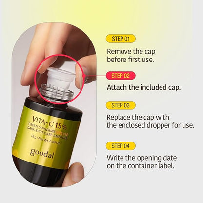 Goodal – Green Tangerine Vita C 27 Dark Spot Care Ampoule 16g