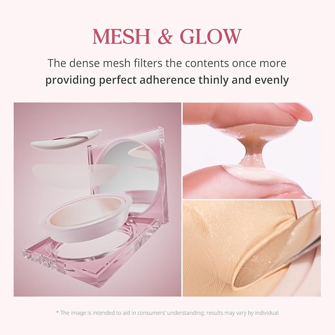 Clio – Kill Cover Mesh Glow Essential Cushion 15g*2ea(Original+Refill) 21N Linen