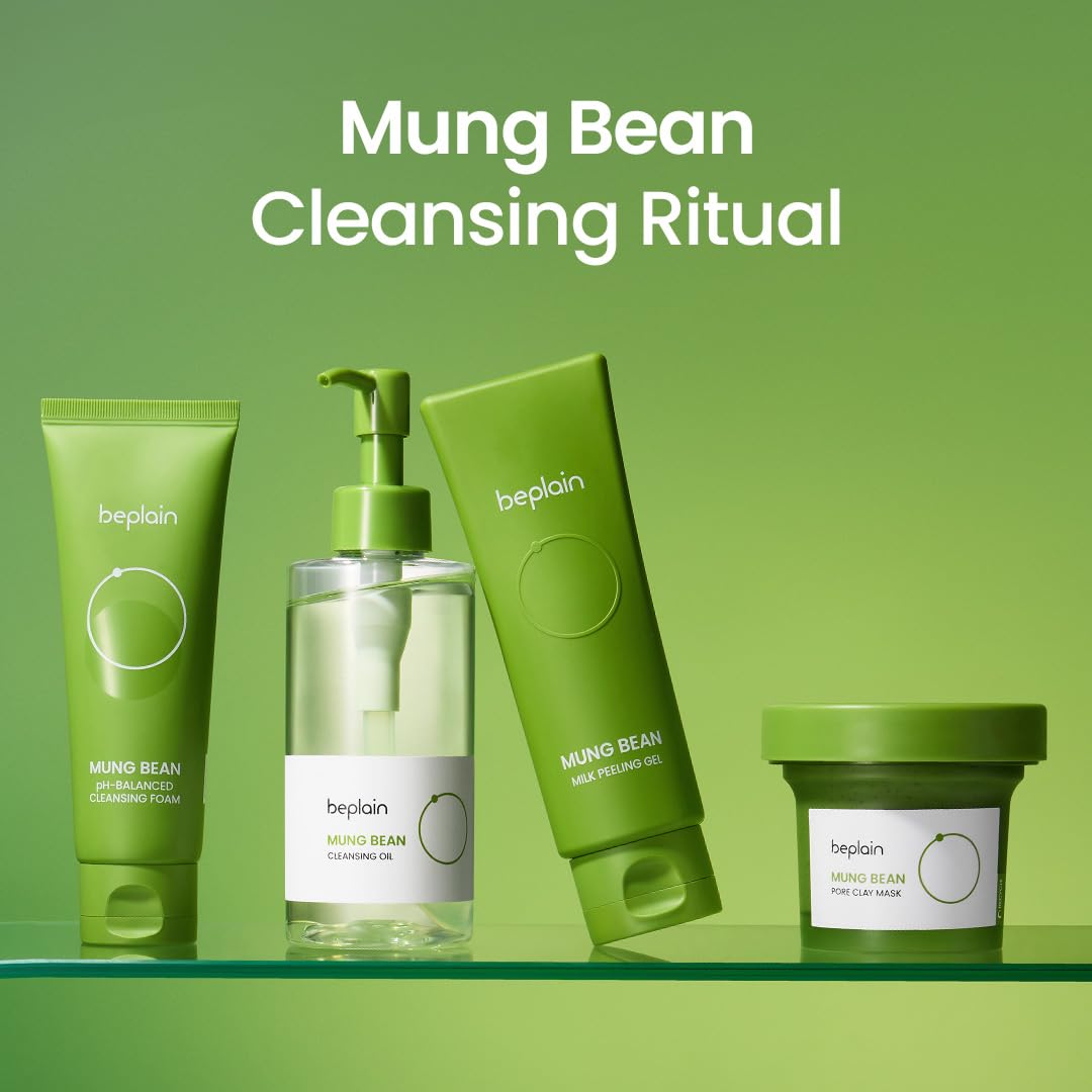 Beplain – Mung Bean Greenful pH balanced Cleansing Oil 200ml