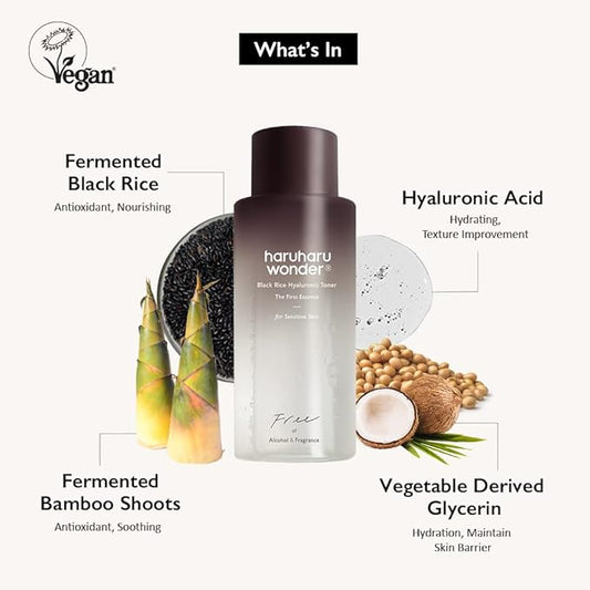 Haruharu Wonder - Black Rice Hyaluronic Toner Fragrance Free 150ml