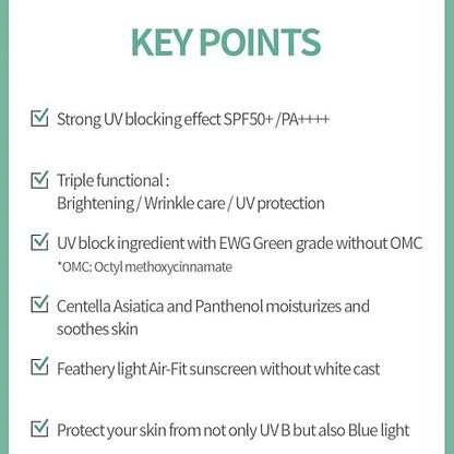 Benton - Air Fit UV defense Sun Cream SPF50+/PA++++ 50ml