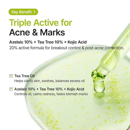 Purito – Azelaic Acid 10 Kojic Tea Tree Serum 30ml