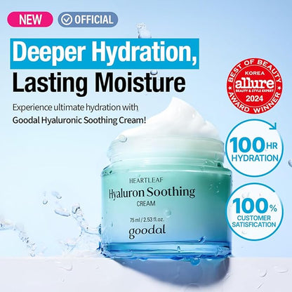 Goodal – Heartleaf Hyaluron Soothing Cream 75ml