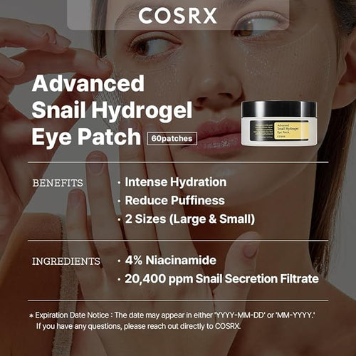 Cosrx - Advanced Snail Hydrogel Eye Patch 60 patches Hover
