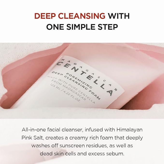 Skin1004 – Madagascar Centella Poremizing Deep Cleansing Foam 125ml