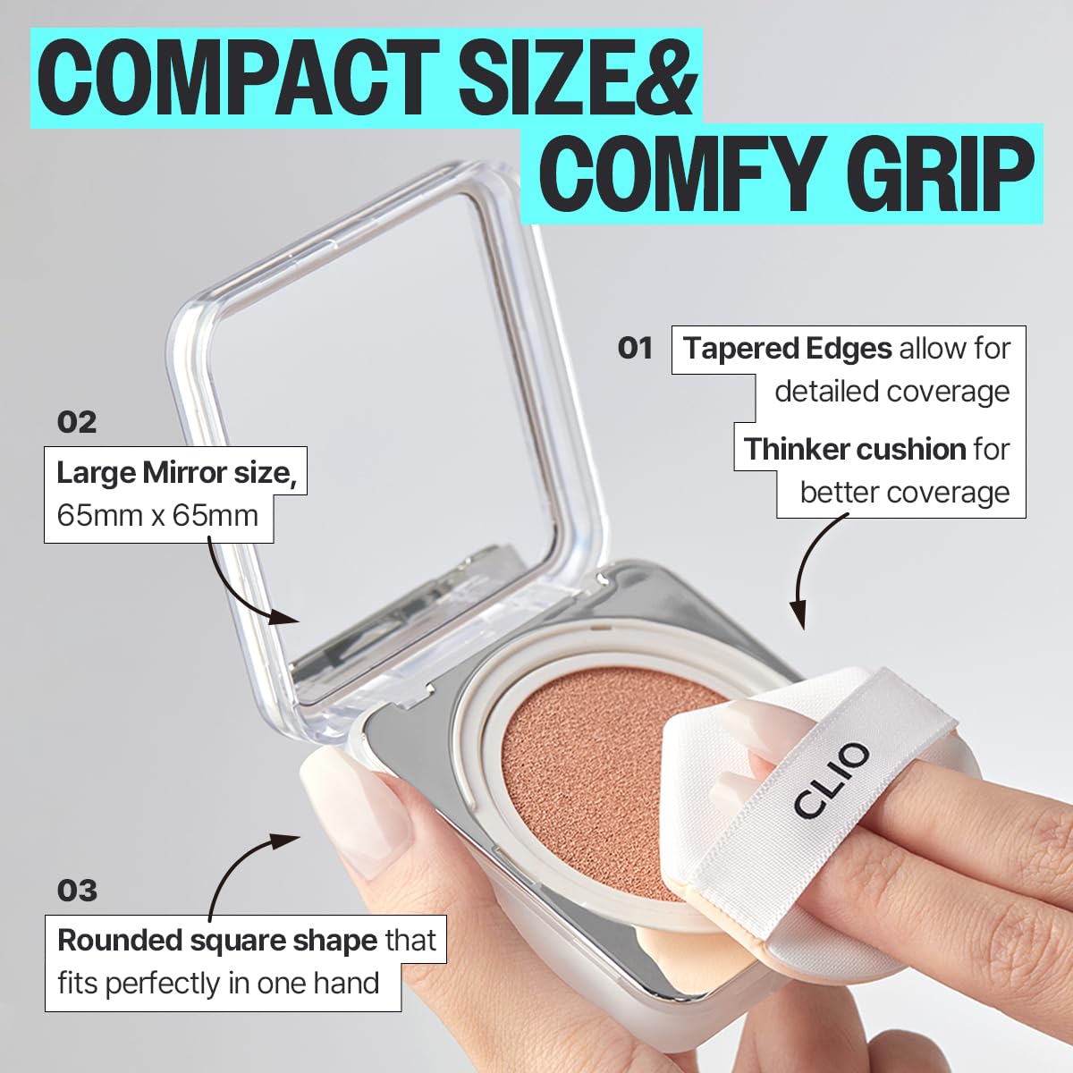 Clio – Kill Cover Founwear Cushion The Original 15g * 2ea (Original+Refill) 21N Linen