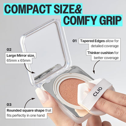 Clio – Kill Cover Founwear Cushion The Original 15g * 2ea (Original+Refill) 21N Linen