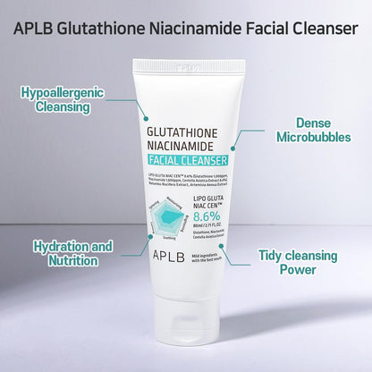 APLB – Glutathione Niacinamide Facial Cleanser 80ml