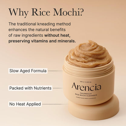 Arencia – Calendula Rice Mochi Cleanser 120g
