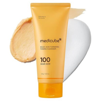 Medicube – Kojic Acid Turmeric Toning Cleanser 120g